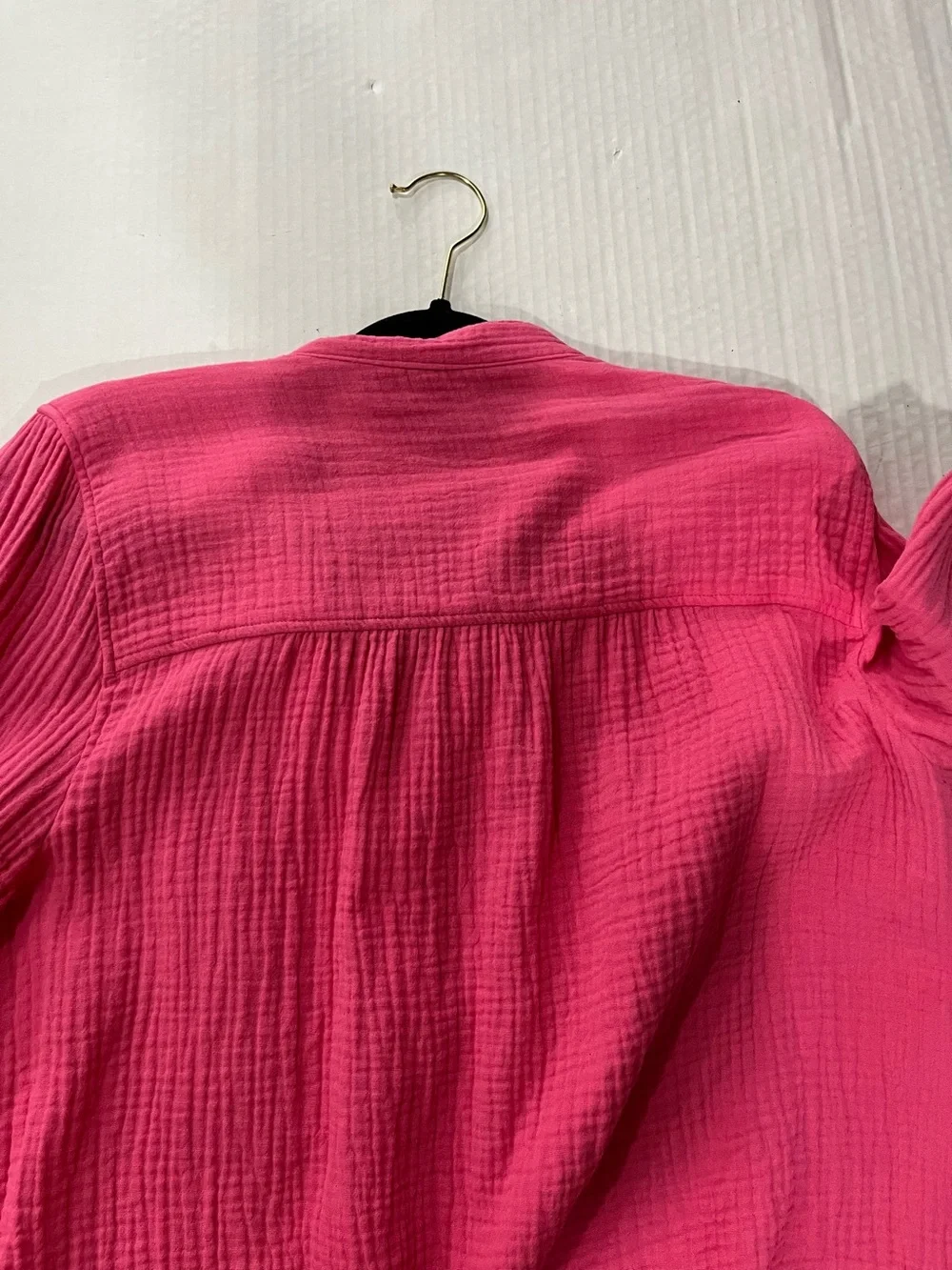 J. CREW FRESCO SOFT GAUZE PULLOVER TOP